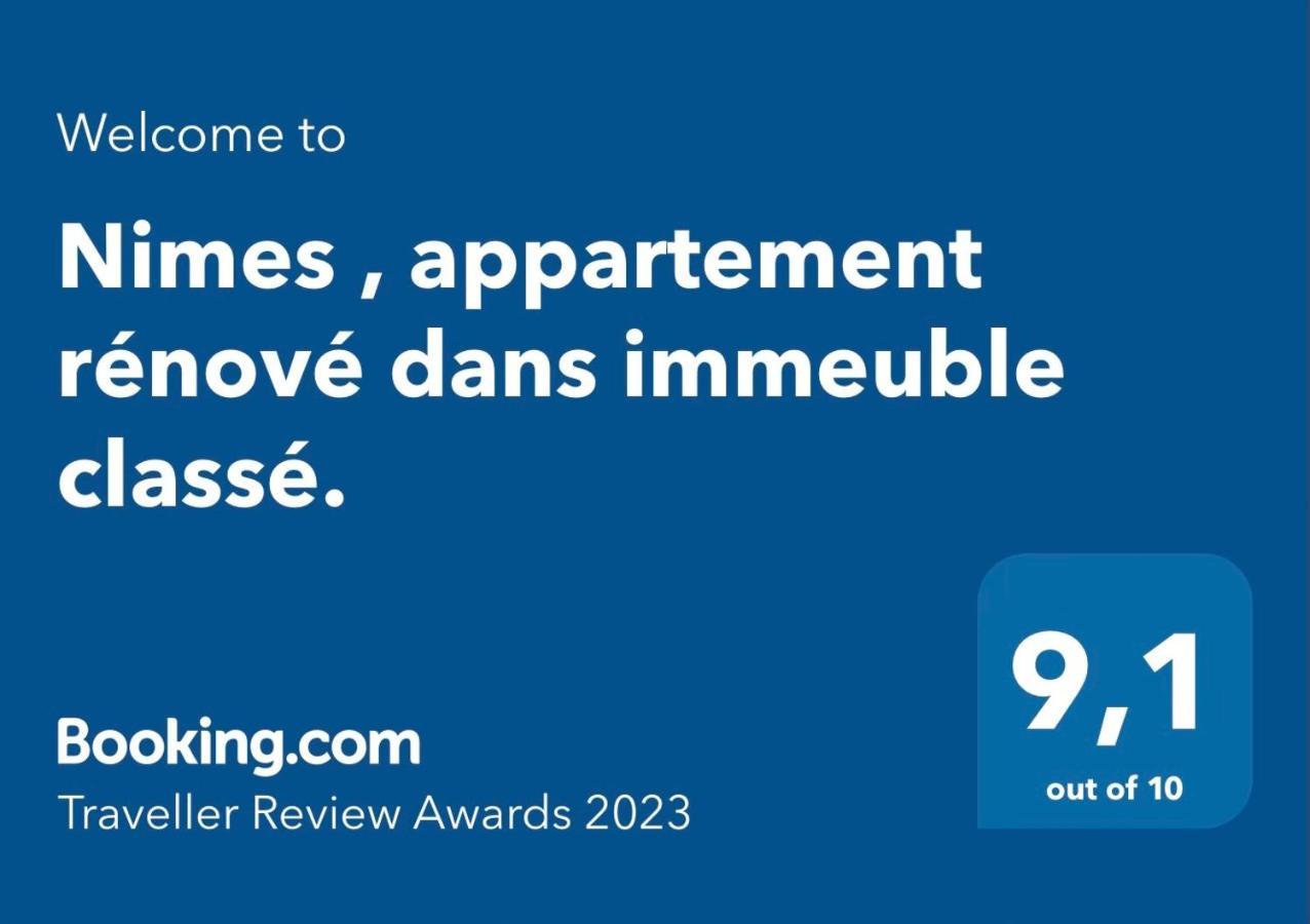 Nimes , Appartement Renove Dans Immeuble Classe. Eksteriør billede